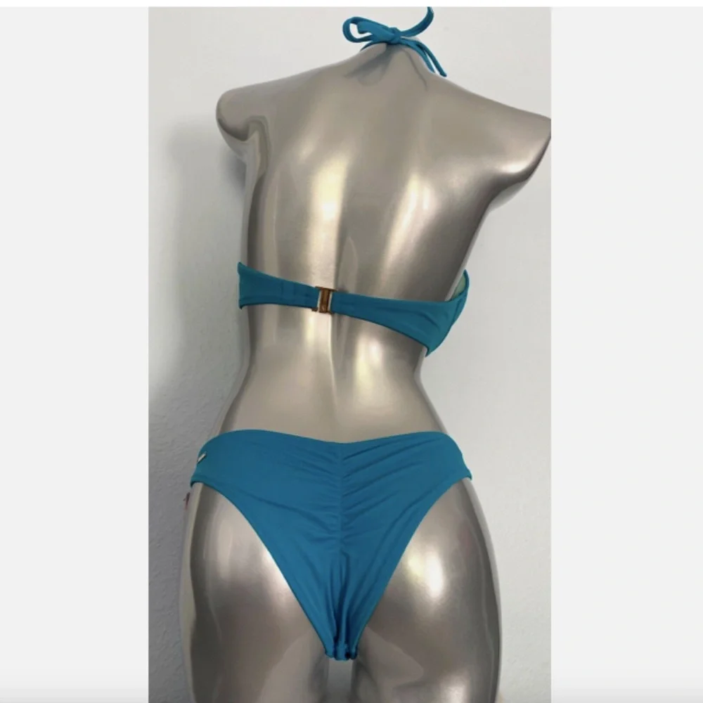 Victorias Secret Bombshell +2 Cups Top & Itsy Bottom Cosmo Bikini Set 38D / L